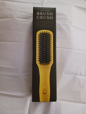DryBar The Baby Brush Crush Mini Heated Straightening Brush